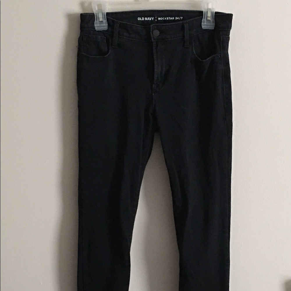 Old Navy Rockstar 24/7 black jeans